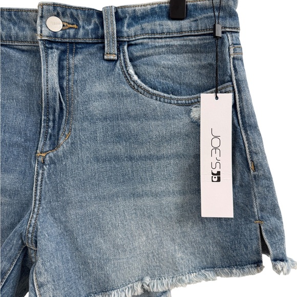 Joe's Jeans Blue Distressed Jean Shorts Casual Summer Style - Picture 3 of 10
